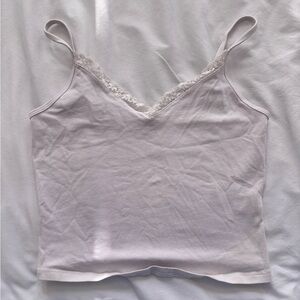 Garage White Lace Camisole